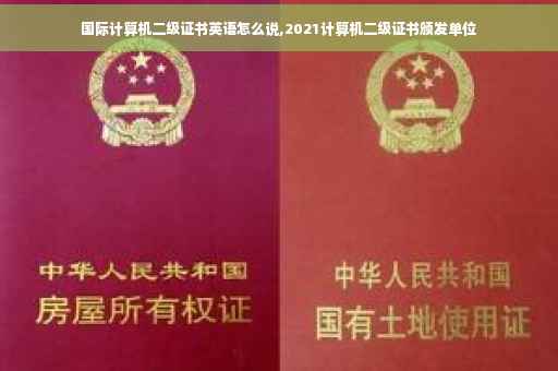 国际计算机二级证书英语怎么说,2021计算机二级证书颁发单位