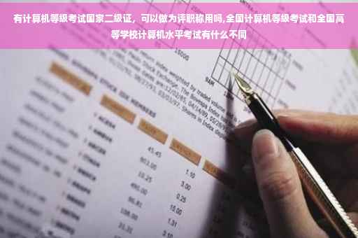 有计算机等级考试国家二级证,可以做为评职称用吗,全国计算机等级考试和全国高等学校计算机水平考试有什么不同 有计算机等级考试国家二级证,可以做为评职称用吗,全国计算机等级考试和全国高等学校计算机水平考试有什么不同