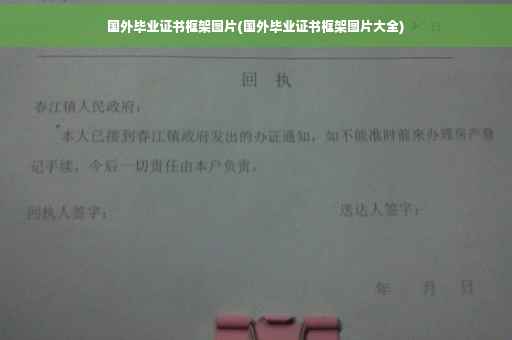 国外毕业证书框架图片(国外毕业证书框架图片大全)