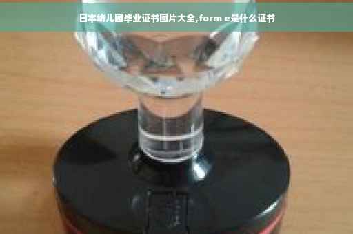 日本幼儿园毕业证书图片大全,form e是什么证书