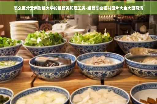 怎么区分云南财经大学的经管类和理工类-经管毕业证书图片大全大图高清