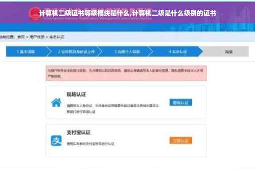 计算机二级证书等级模块是什么,计算机二级是什么级别的证书