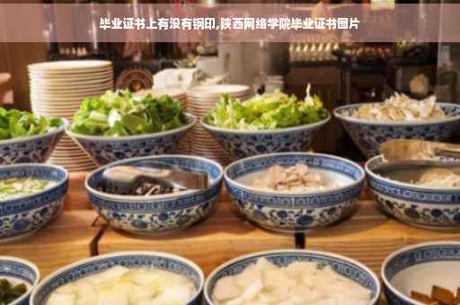 毕业证书上有没有钢印,陕西网络学院毕业证书图片