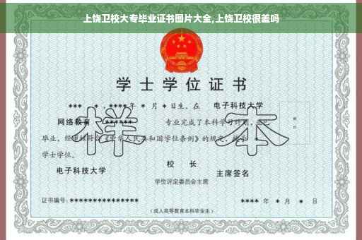 上饶卫校大专毕业证书图片大全,上饶卫校很差吗