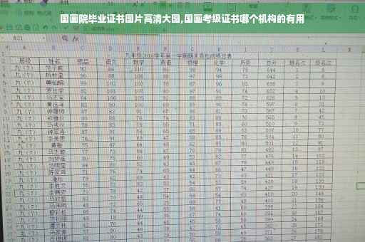 国画院毕业证书图片高清大图,国画考级证书哪个机构的有用