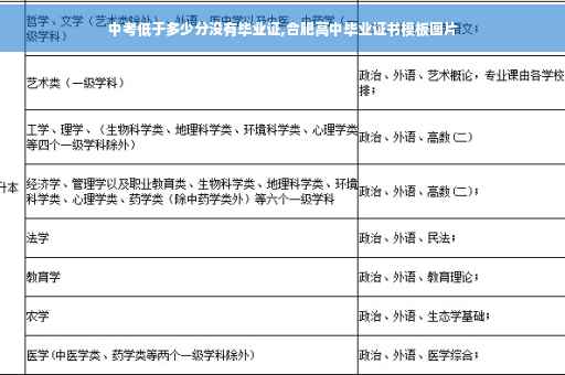 中考低于多少分没有毕业证,合肥高中毕业证书模板图片