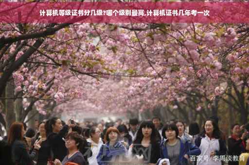 计算机等级证书分几级?哪个级别最高,计算机证书几年考一次