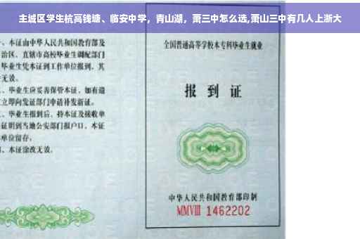 主城区学生杭高钱塘、临安中学，青山湖，萧三中怎么选,萧山三中有几人上浙大