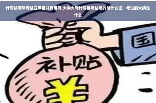 计算机等级考试四级证书有用吗,大学大专计算机考试考的是什么证，考试的大纲是什么