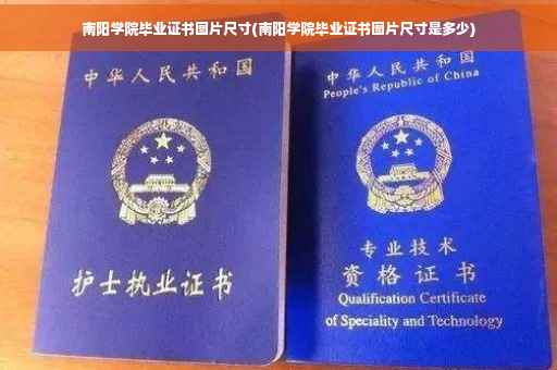 南阳学院毕业证书图片尺寸(南阳学院毕业证书图片尺寸是多少)