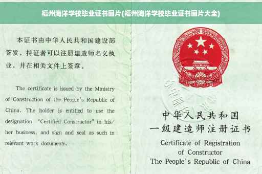 福州海洋学校毕业证书图片(福州海洋学校毕业证书图片大全)