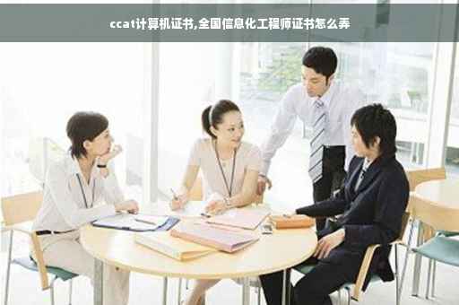 ccat计算机证书,全国信息化工程师证书怎么弄