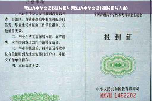 鞍山九中毕业证书照片图片(鞍山九中毕业证书照片图片大全)