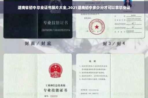 湖南省初中毕业证书图片大全,2021湖南初中多少分才可以拿毕业证
