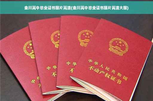 金川高中毕业证书图片高清(金川高中毕业证书图片高清大图)