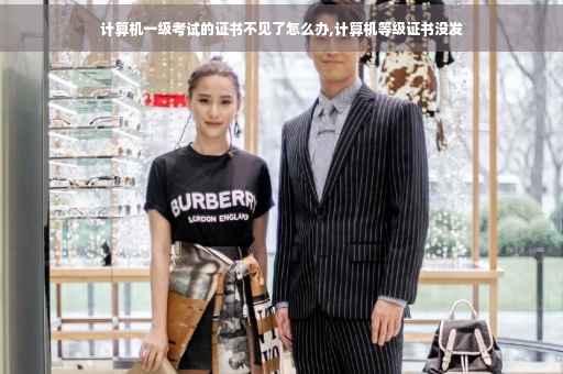 计算机一级考试的证书不见了怎么办,计算机等级证书没发
