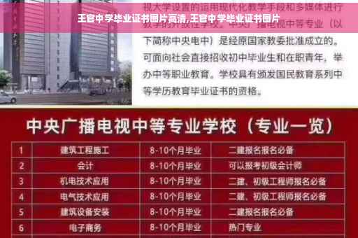王官中学毕业证书图片高清,王官中学毕业证书图片