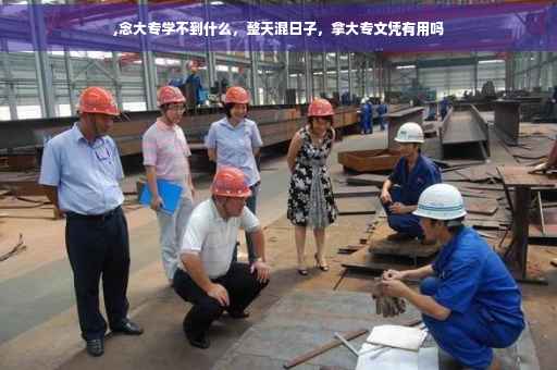 ,念大专学不到什么，整天混日子，拿大专文凭有用吗