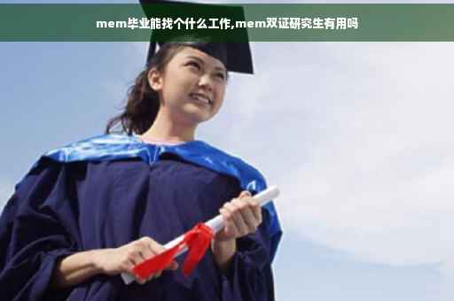 mem毕业能找个什么工作,mem双证研究生有用吗