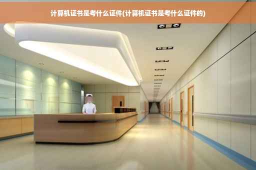 计算机证书是考什么证件(计算机证书是考什么证件的)