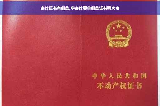 会计证书有哪些,学会计要拿哪些证书呢大专