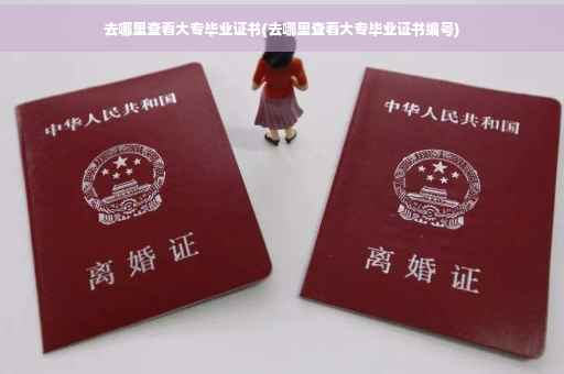 去哪里查看大专毕业证书(去哪里查看大专毕业证书编号)