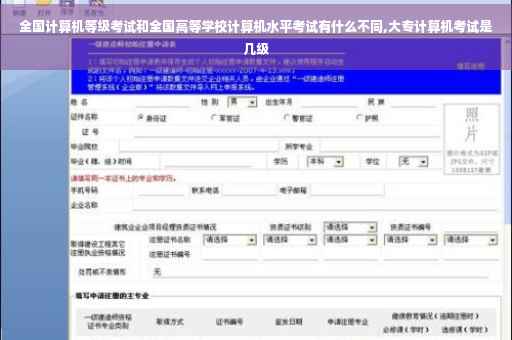 全国计算机等级考试和全国高等学校计算机水平考试有什么不同,大专计算机考试是几级