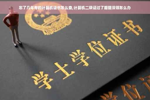 忘了几年考的计算机证书怎么查,计算机二级证过了期限没领怎么办