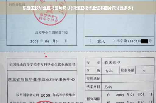 洪泽卫校毕业证书图片尺寸(洪泽卫校毕业证书图片尺寸是多少)