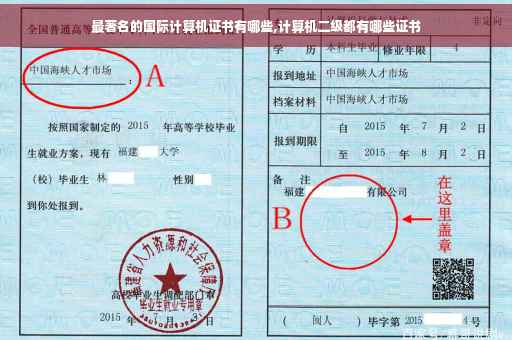 最著名的国际计算机证书有哪些,计算机二级都有哪些证书 最著名的国际计算机证书有哪些,计算机二级都有哪些证书