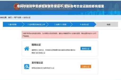 专科毕业班学生参军发放毕业证不,军队自考毕业证院校都有哪里