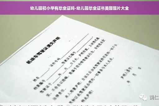幼儿园和小学有毕业证吗-幼儿园毕业证书美图图片大全