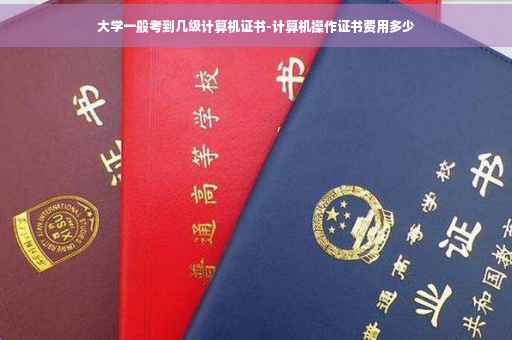 大学一般考到几级计算机证书-计算机操作证书费用多少