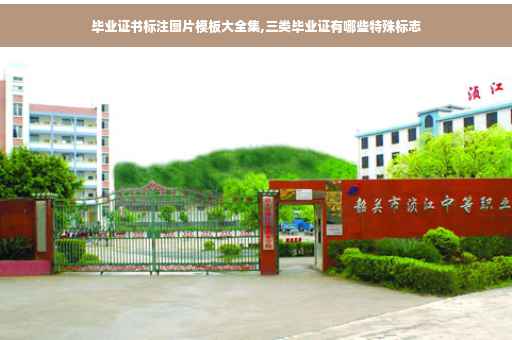毕业证书标注图片模板大全集,三类毕业证有哪些特殊标志