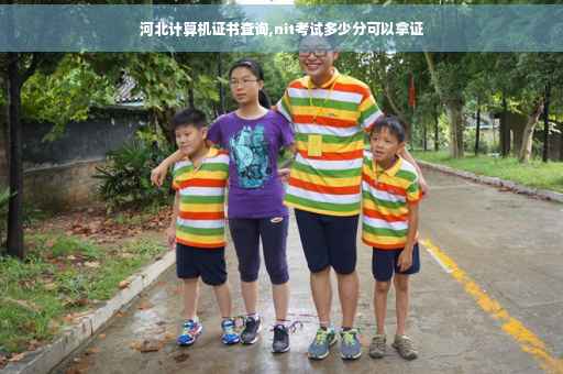 河北计算机证书查询,nit考试多少分可以拿证