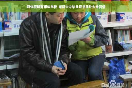 皖优联盟有哪些学校-巢湖六中毕业证书图片大全高清