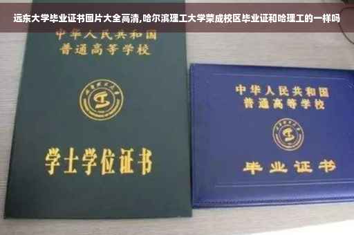 远东大学毕业证书图片大全高清,哈尔滨理工大学荣成校区毕业证和哈理工的一样吗