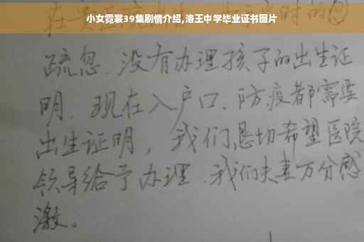 小女霓裳39集剧情介绍,洛王中学毕业证书图片