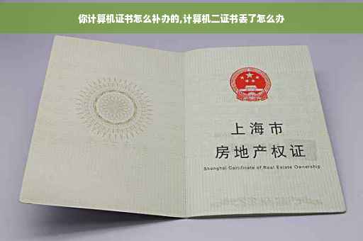 你计算机证书怎么补办的,计算机二证书丢了怎么办