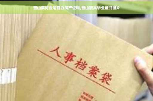 营山滨河壹号能办房产证吗,营山职高毕业证书图片