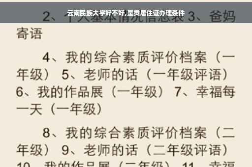 云南民族大学好不好,呈贡居住证办理条件