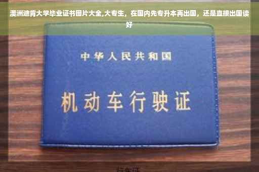 澳洲迪肯大学毕业证书图片大全,大专生，在国内先专升本再出国，还是直接出国读好