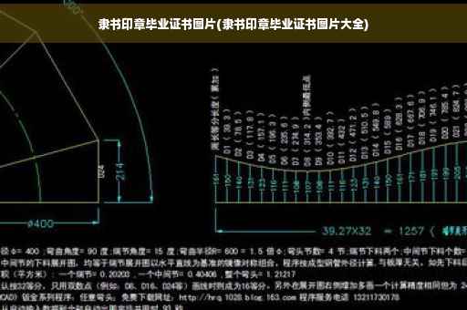 隶书印章毕业证书图片(隶书印章毕业证书图片大全)