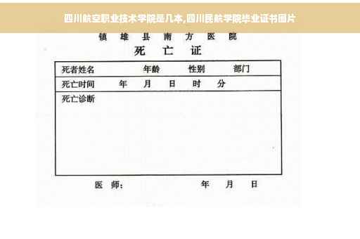 四川航空职业技术学院是几本,四川民航学院毕业证书图片