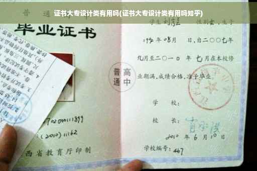 证书大专设计类有用吗(证书大专设计类有用吗知乎)