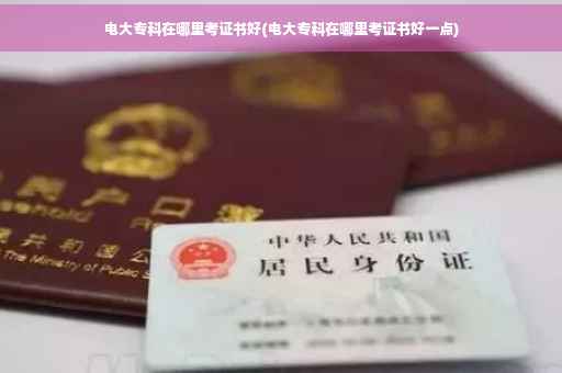 电大专科在哪里考证书好(电大专科在哪里考证书好一点)