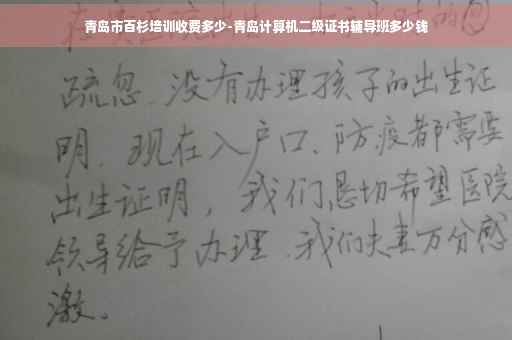 青岛市百杉培训收费多少-青岛计算机二级证书辅导班多少钱