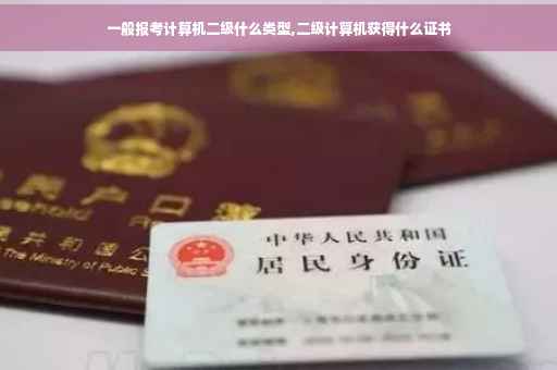 一般报考计算机二级什么类型,二级计算机获得什么证书