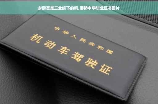 乡厨荟是三全旗下的吗,潘桥中学毕业证书图片