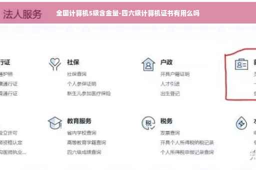 全国计算机5级含金量-四六级计算机证书有用么吗